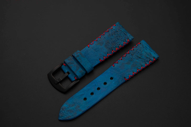 BLUE TOAD LEATHER STRAP