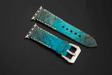 BLUE TOAD LEATHER STRAP