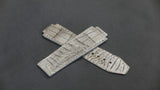 GREY CROCODILE BELLY LEATHER STRAP
